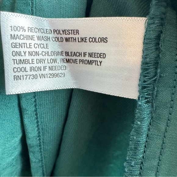 Knox Rose Emerald Green Boho Ruffle Blouse XXL - Picture 5 of 5